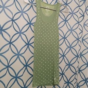 Long Olive Green Tank